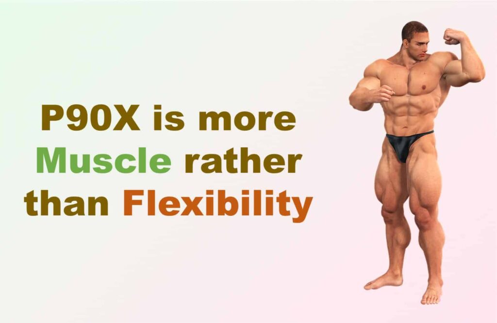 7- p90x is more about muscle