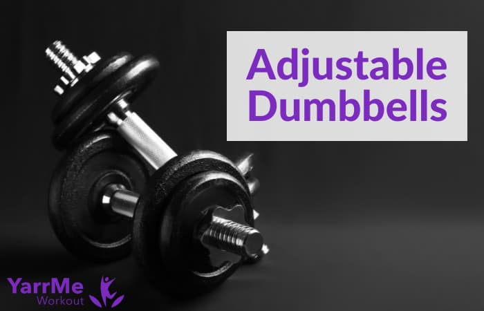 adjustable dumbbell - p90x tool for home workout