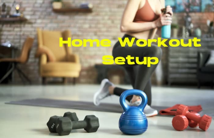 home workout setup